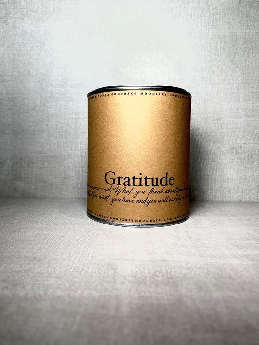 MoodBäks | Extra Large Gratitude Candle | MoodBaks.com