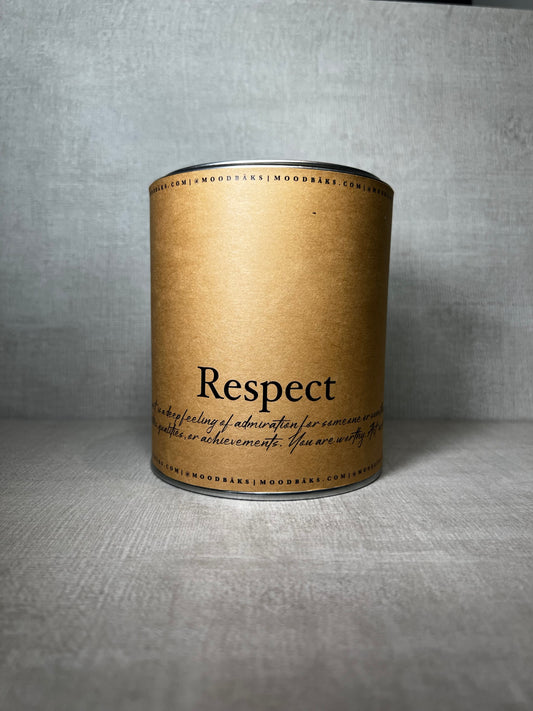 MoodBäks | Extra Large Respect Candle | MoodBaks.com